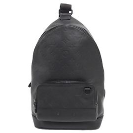 Louis Vuitton Monogram Shadow Racer Shoulder Bag Black