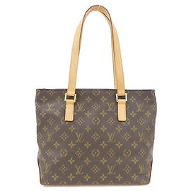 Borsa Cabas Piano Monogram Louis Vuitton Marrone
