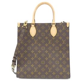 Louis Vuitton Monogram Sac Plat PM Handtasche Braun