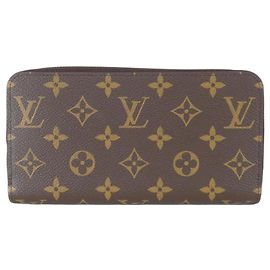 Louis Vuitton Monogram Zippy Wallet Brown