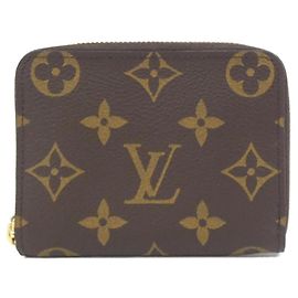 Portafoglio Monogram Zippy Louis Vuitton Marrone