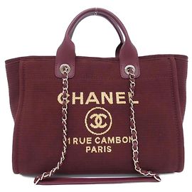 Bolso Chanel Deauville Line AS3257 Burdeos