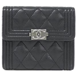 Chanel Boy Line 80734 Wallet Black