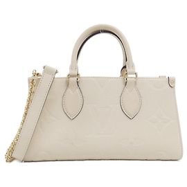 Borsa Louis Vuitton Monogram Empreinte OnTheGo EW Beige
