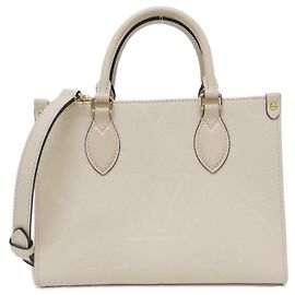 Borsa Louis Vuitton Monogram Empreinte OnTheGo PM Beige