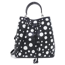 Bolsa de Ombro Louis Vuitton Monogram Empreinte Neo Noe MM Preto