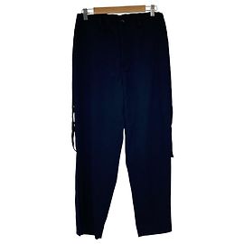 Autre Marque Yohji Yamamoto WOOL GABARDINE Pants Black