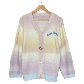 Autre Marque Snidel HOME Care Bears Gradient Knit Cardigan Cardigan Multicolor Otro