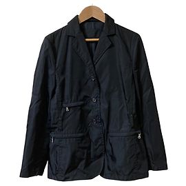 Prada Nylon Tailored Jacket Black