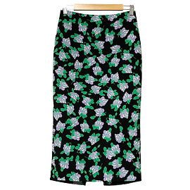Autre Marque Falda elástica con estampado floral Diane von Furstenberg Negro Otro