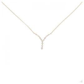Autre Marque Collier en diamant Au750 Doré