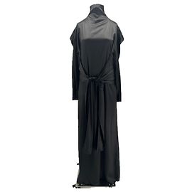 Phoebe Philo Seidenkleid Schwarz Schwarz