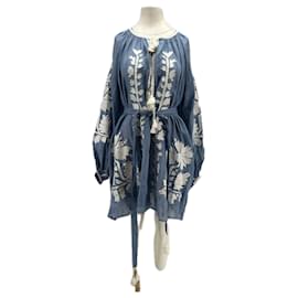 Autre Marque Camicetta blu con cintura Blu