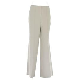 Autre Marque Hose aus Seide hellgrün Grün