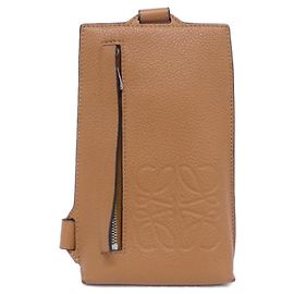 Bolsa de ombro Loewe Vertical T Pocket Marrom