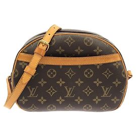 Louis Vuitton Monogram Blois Shoulder Bag Brown