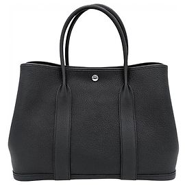 Hermès Bolsa Tote Hermes Garden Party PM Preto