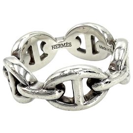 Hermès Hermes Silver 925 Chaine d'Ancre Band Ring Other
