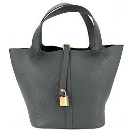 Hermès Sac à main Hermes Picotin Lock MM Vert