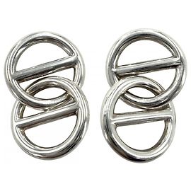 Hermès Boucles d'oreilles Hermes Mini Chaine d'Ancre Autre