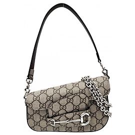 Borsa a tracolla Horsebit 1955 da donna Gucci Beige