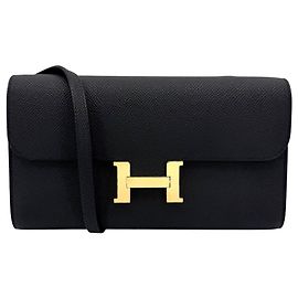 Hermès Borsa a tracolla Hermes Constance Long To Go Nero