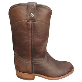 Autre Marque Marlboro Classics Botas Western de couro marrom Marrom