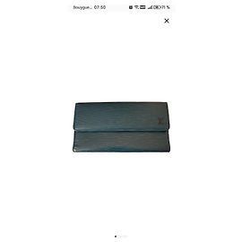 Louis Vuitton Epi Leather Wallet in Blue Blue