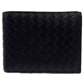 Bottega Veneta Intrecciato Bi-fold Wallet Black