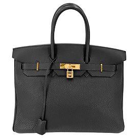 Hermès Borsa Hermes Birkin 35 Nero
