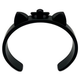 Hermès Hermes Medor Aluminum Bangle Black