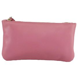Pochette de cuero Valentino Garavani Rosa