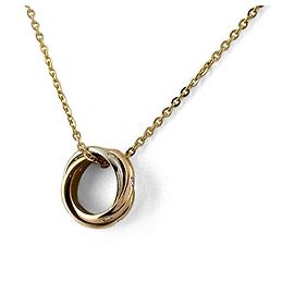 Collar Baby Trinity 15-Diamond de Cartier Rosa Blanco Amarillo
