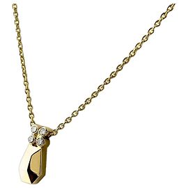 Collana con pendente in oro giallo Christian Dior Giallo