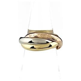 Cartier Trinity Ring 750 Gold Pink Weiß Gelb