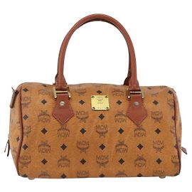 MCM Visetos logogramme Leather Marrom