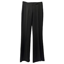 Elie Tahari Pantalon taille haute Tahari en triacétate noir Noir