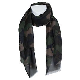 Valentino Garavani, écharpe imprimée camouflage Vert