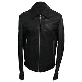 Maison Martin Margiela Giacca biker con zip Maison Margiela in pelle nera Nero