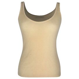 Débardeur ajusté Bottega Veneta en coton beige Beige