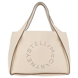 Stella Mc Cartney Borsa Tote Stella McCartney Alter Perforated Faux Leather Large Bianco
