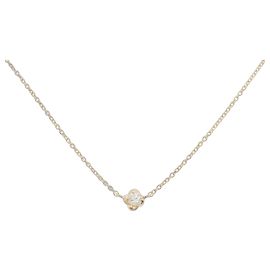 Autre Marque Collier en diamant Au750 Doré