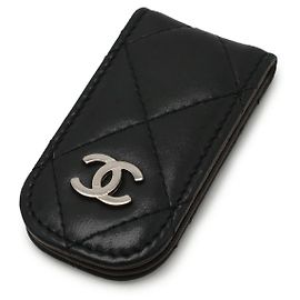 Chanel Matelasse Lambskin Money Clip Black