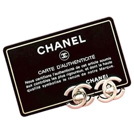 Orecchini Chanel Coco Mark Argento