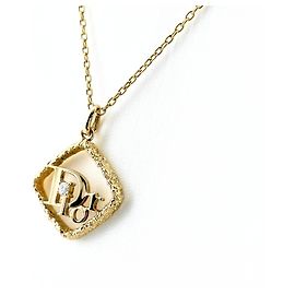 Collar con colgante en oro amarillo Christian Dior Amarillo
