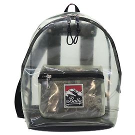 Bally Vintage Vinyl Briefcase Transparent Plastic Other