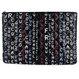 Clutch Chanel Preto e Multicor Preto Multicor