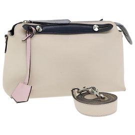 Bolsa Fendi By The Way de couro Medium Bege