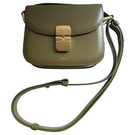 Apc A.P.C. Sac Grace en cuir vert Vert