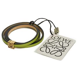 Loewe Twist Bangle Bracelet Green Light green